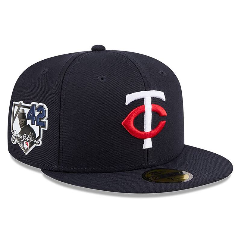 ニュー内鰓 レディース 添え物 かぶり笠 Men\u0027s New Era Navy Minnesota Twins 2026 Jackie Robinson Day 59FIFTY Fitted Hatwnavy 米国海軍