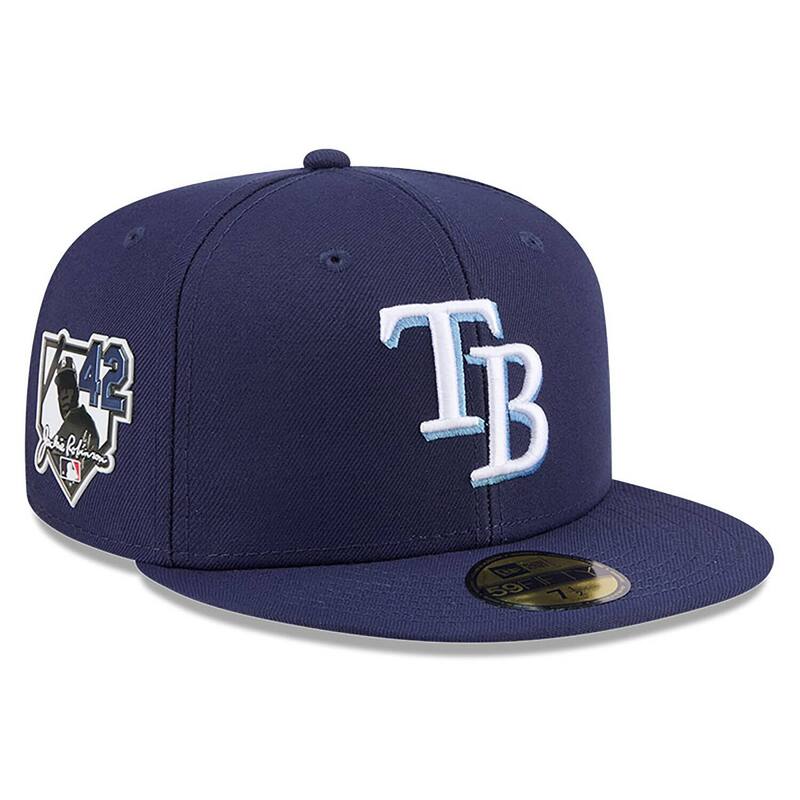 ニュー内鰓 レディース 添え物 かぶり笠 Men\u0027s New Era Navy Tampa Bay Rays 2026 Jackie Robinson Day 59FIFTY Fitted Hat Ray Navy 米国海軍