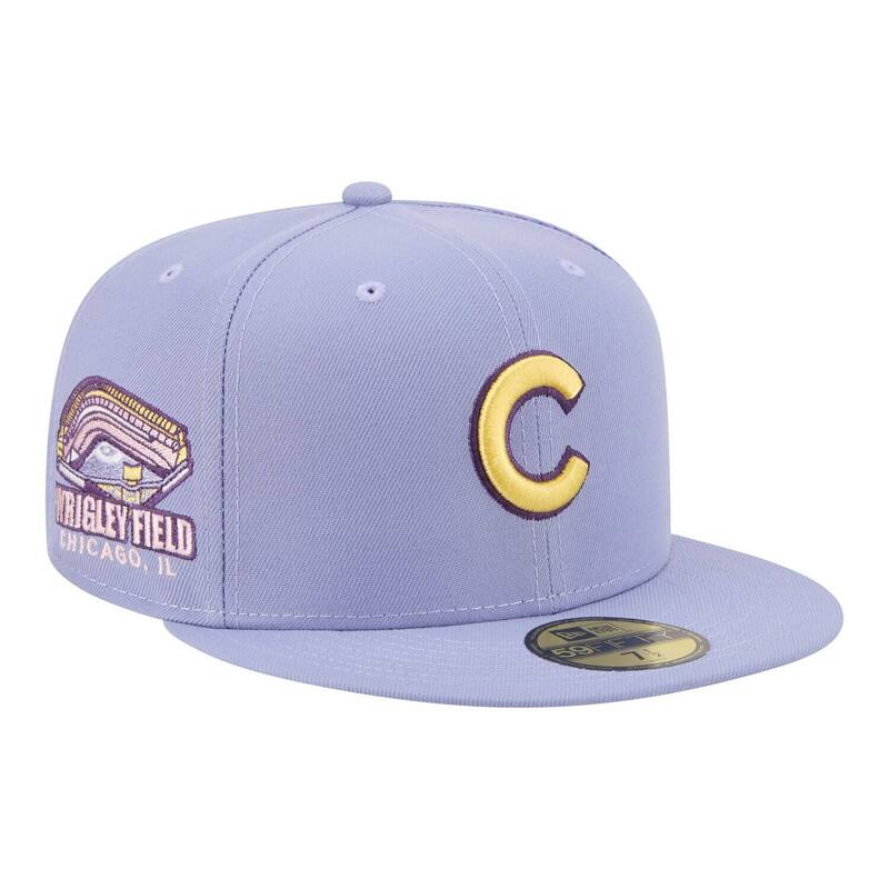 ニュー内鰓 レディース 添え物 かぶり笠 Men\u0027s New Era Light Purple Chicago Cubs Lavender Bloom 59FIFTY Fitted Hat Cub Lt Pur パープル