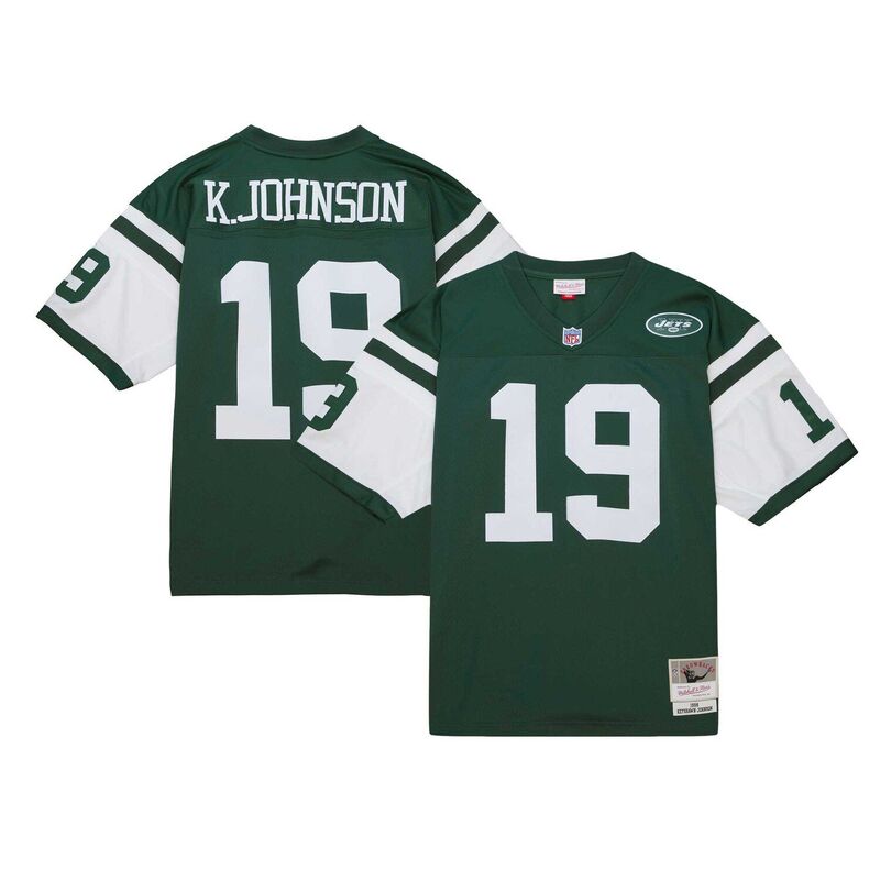 アンブランデッド レディース トップス プルオーバー プルオーバー Unbranded Men\u0027s Mitchell \u0026 Ness Keyshawn Johnson Greenew York Jets Legacy Replica Jersey Jet Green 緑であること