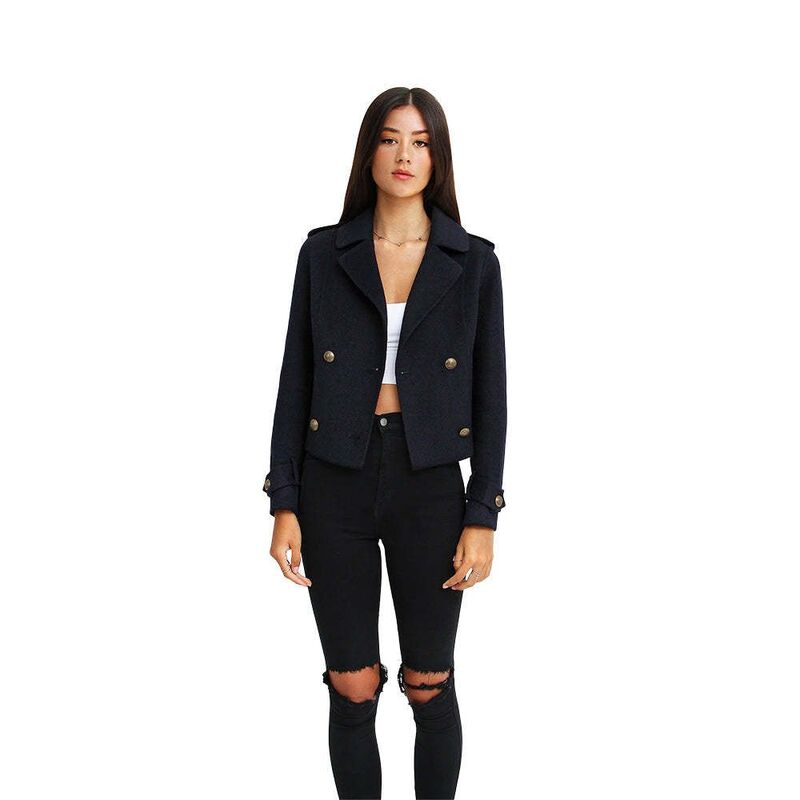 ベルアンドブルーム レディース アウター 上衣・上衣 厚地の外套 Belle \u0026 Bloom Better Off Military Peacoat Navy 米国海軍
