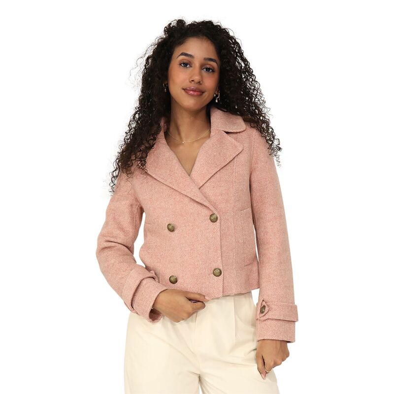 ベルアンドブルーム レディース アウター 上衣・上衣 厚地の外套 Belle \u0026 Bloom Better Off Military Peacoat Pink サクラ色