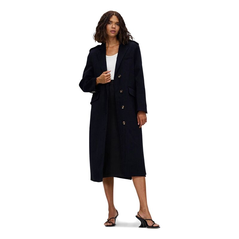 ベルアンドブルーム レディース アウター 上衣・上衣 厚地の外套 Belle \u0026 Bloom Tainted Love Longline Coat Navy 米国海軍