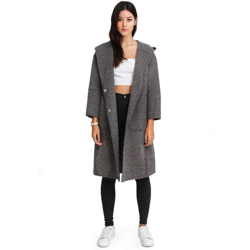ベルアンドブルーム レディース アウター 上衣・上衣 羊毛 厚地の外套 Belle \u0026 Bloom Walk This Way Wool Blend Oversized Coat Multi マルチ色合い