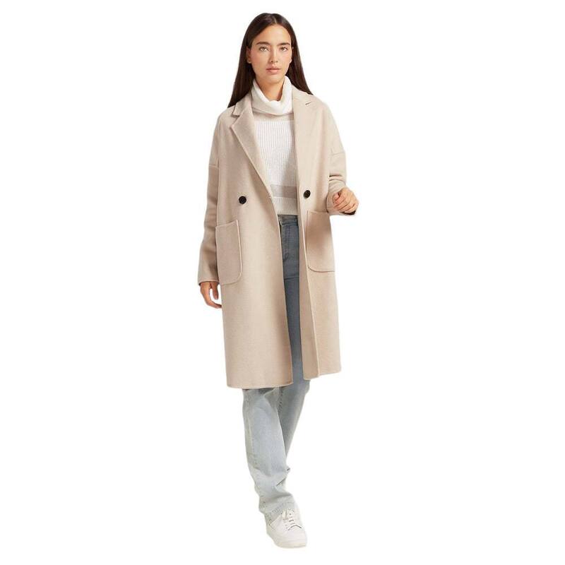 ベルアンドブルーム レディース アウター 上衣・上衣 羊毛 厚地の外套 Belle \u0026 Bloom Publisher Double-Breasted Wool Blend Coat Neutrals