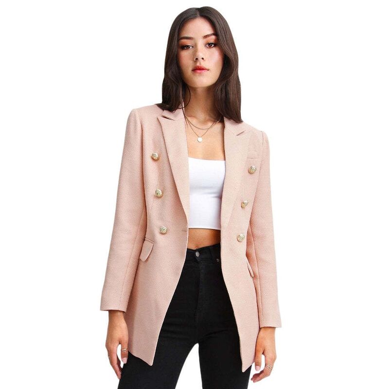 ベルアンドブルーム レディース アウター 上衣・上衣 スポーツジャケット Belle \u0026 Bloom Princess Polina Textured Weave Blazer Blush 毛はらい