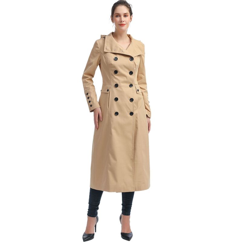 ビージーエスディー レディース アウター 上衣・上衣 厚地の外套 Women\u0027s Bgsd Kelly Waterproof Hooded Long Trench Coatan タン