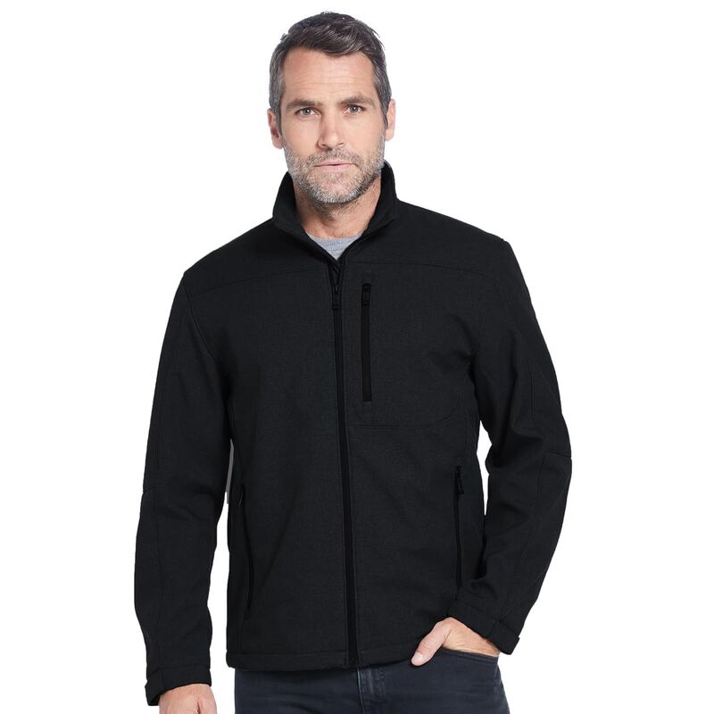 メガリテイラー レディース アウター 上衣・上衣 厚地の外套 MegaRetailer Men ’ s Outdoor Softshell Coat Black 黒いこと