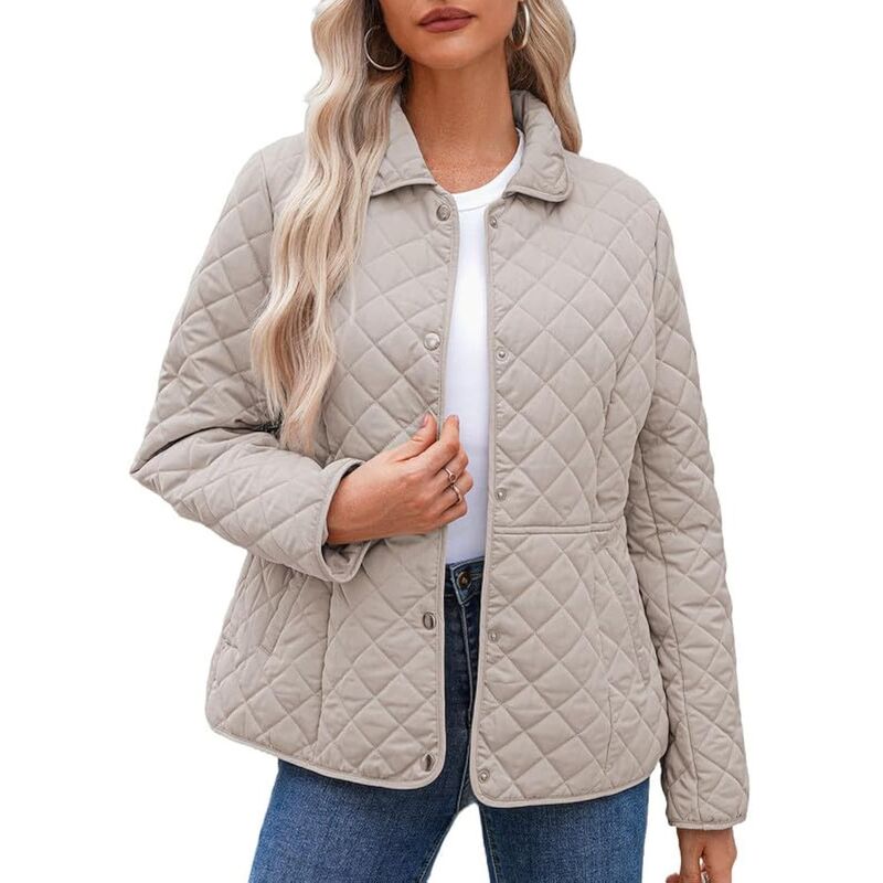 メガリテイラー レディース アウター 上衣・上衣 キルティング MegaRetailer Women ’ s Winter Quilted Jacket Multicolor マルチ色合い