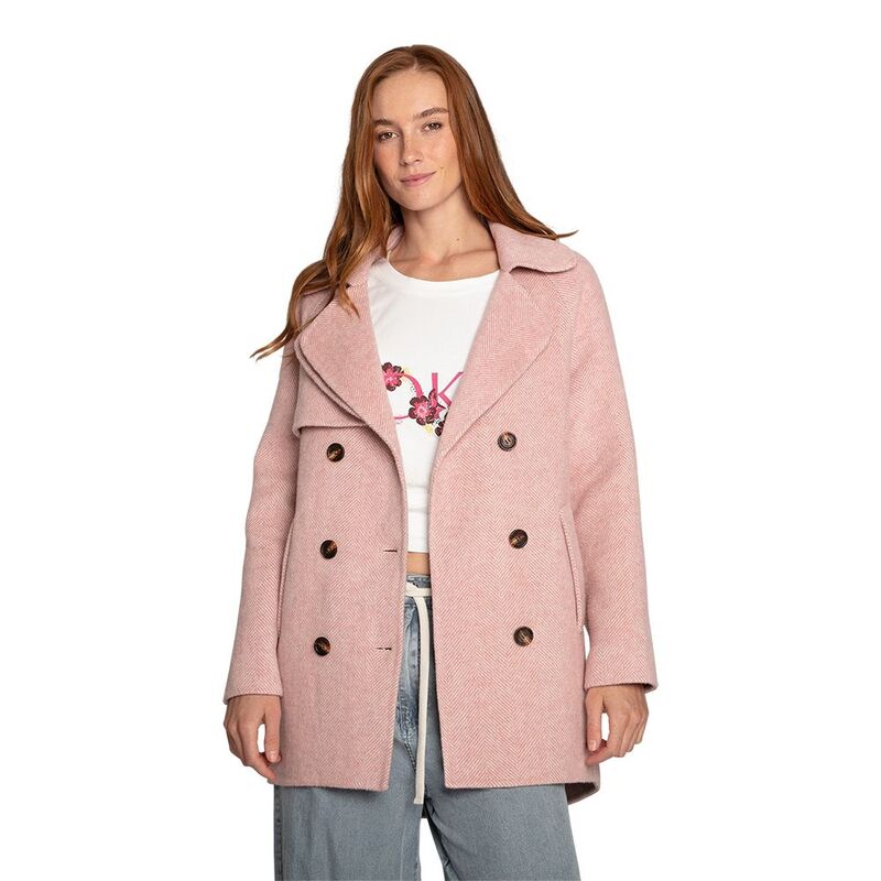 ベルアンドブルーム レディース アウター 上衣・上衣 羊毛 厚地の外套 Belle \u0026 Bloom Wanna Be Loved Wool Blend Peacoat Blush 毛はらい