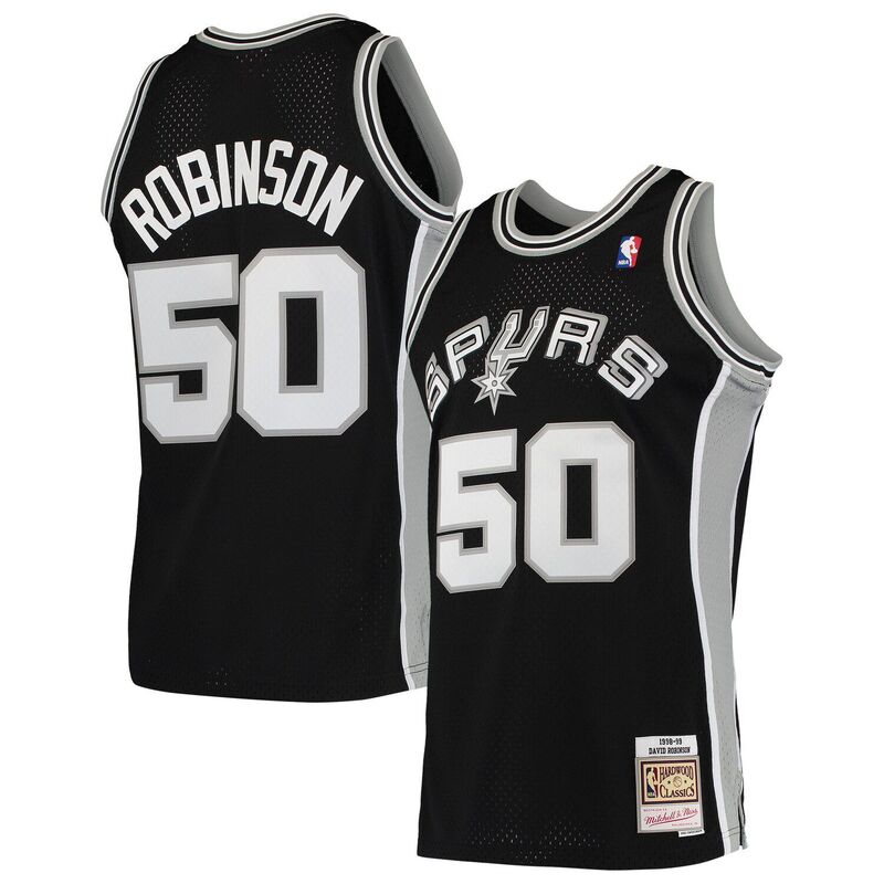 ミッチェル\u0026ネス レディース トップス プルオーバー プルオーバー Men\u0027s Mitchell \u0026 Ness David Robinson Black Santonio Spurs 1991/92 Hardwood Classicswingman Jersey Spr Black 黒いこと