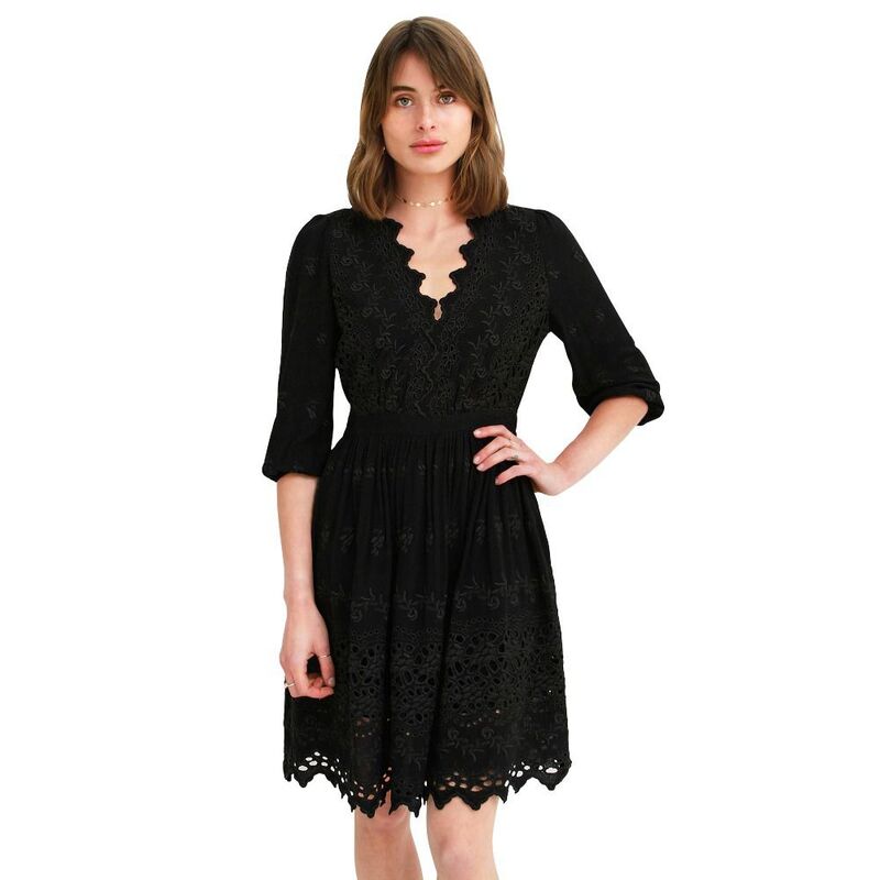 ベルアンドブルーム レディース トップス 衣装 ミニ Belle \u0026 Bloom Sweetalk Eyelet Mini Dress Black 黒いこと