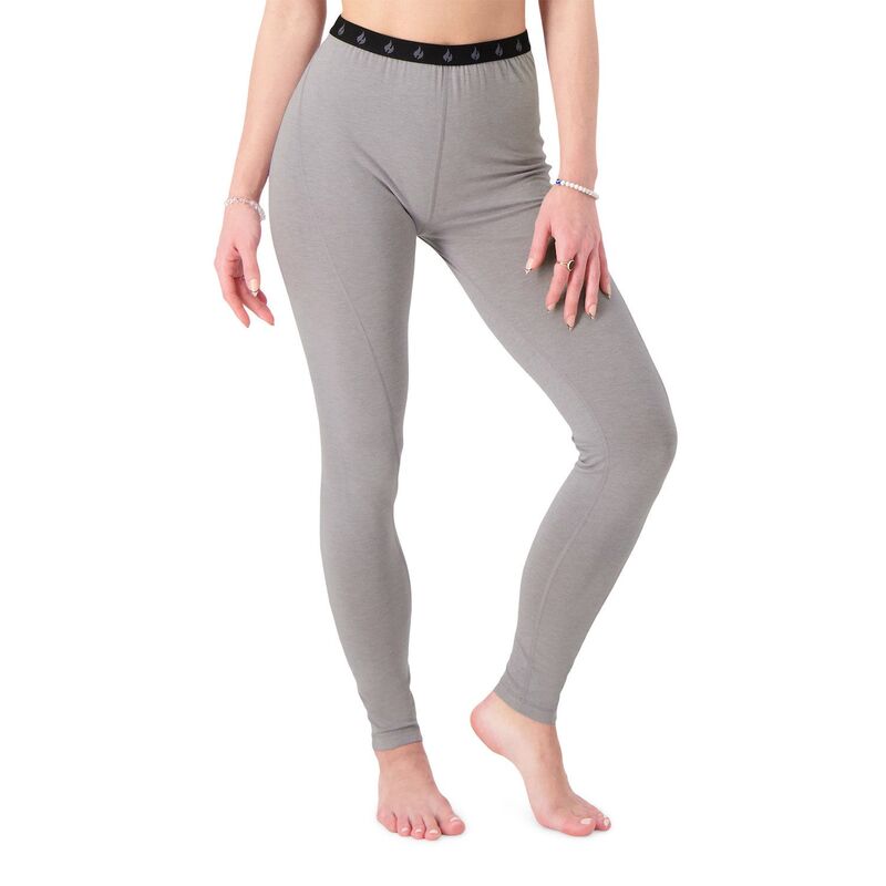 ヒートホルダーズ レディース ボトムス 心地よいズボン下 Women\u0027s Heat Holders Ceramic-Infused Base Layer Pantsilver Gray 薄墨色