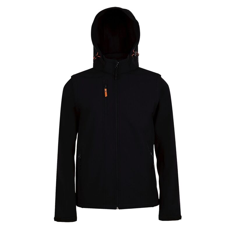 ソルズ レディース アウター ジャケット・ブルゾン SOLS Mens Transformer Pro Softshell Jacket Black ブラック｜ReVida 店