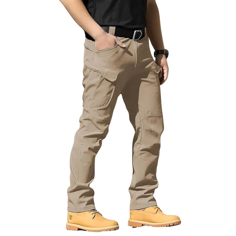 メガリテイラー レディース ボトムス 心地よいズボン下 カーゴパンツ MegaRetailer Mens Outdoor Utility Cargo Pants Khaki カーキ