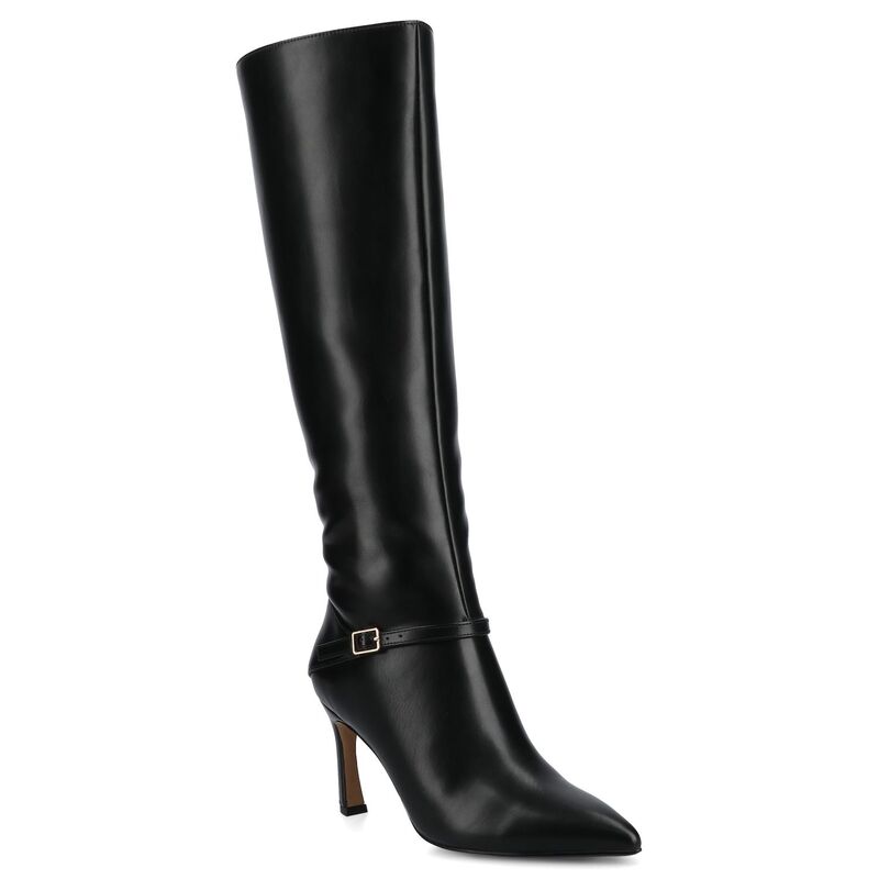 周遊 レディース シューズ ブーツ・レインブーツ Journeelara Women\u0027s Knee-High Dress Boots インチ Regular \u0026 Wide Calf Black 黒いこと