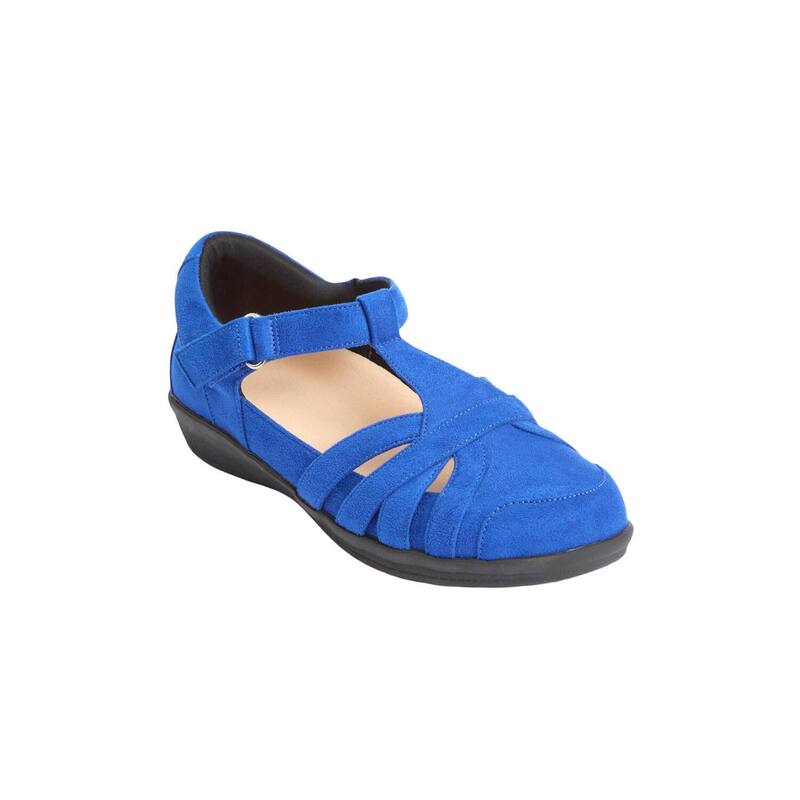 コンフォートビュー レディース シューズ サンダル Comfortviewomen's The Landyn Orthotic Flat Dark Sapphire サファイア|ReVida 店