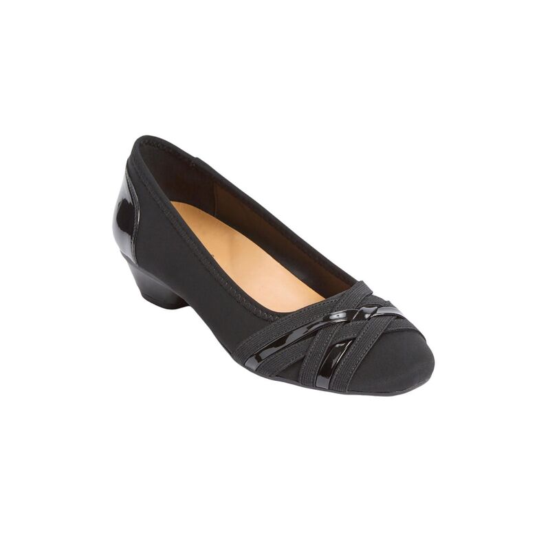 コンフォートビュー レディース シューズ パンプス Comfortviewomen\u0027s The Quinlan Slip On Pump Black 黒いこと