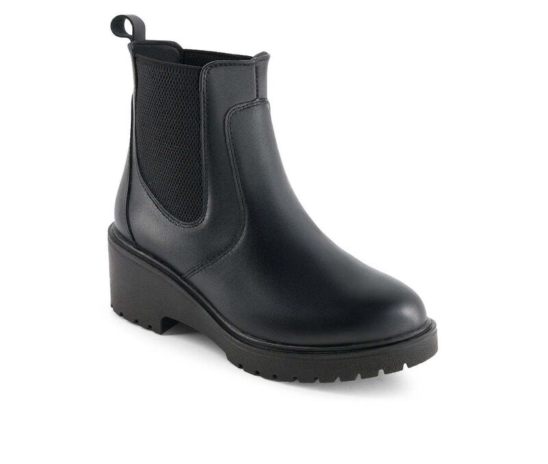 アンドレア レディース シューズ ブーツ・レインブーツ チェルシーブーツ チェルシー なめし革 Andrea Women\u0027s Leather Chelsea Boots 63353 Black 黒いこと