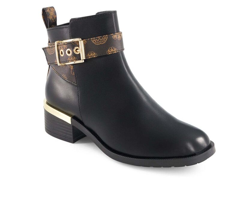 アンドレア レディース シューズ ブーツ・レインブーツ アンクル Andrea Women\u0027s Fashion Booties with Ankle Buckle 88363 Black 黒いこと