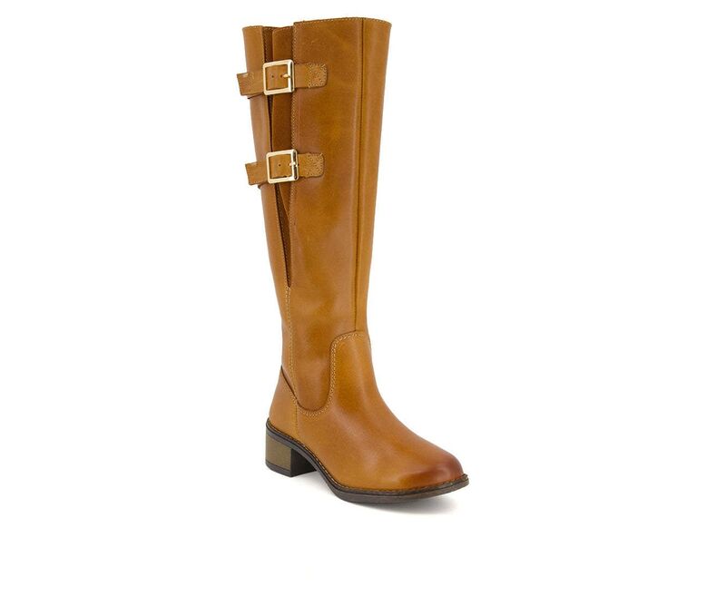 アンドレア レディース シューズ ブーツ・レインブーツ トール なめし革 Andrea Women\u0027s Genuine Leather Tall Riding Boots 90764 Brown 赤銅色
