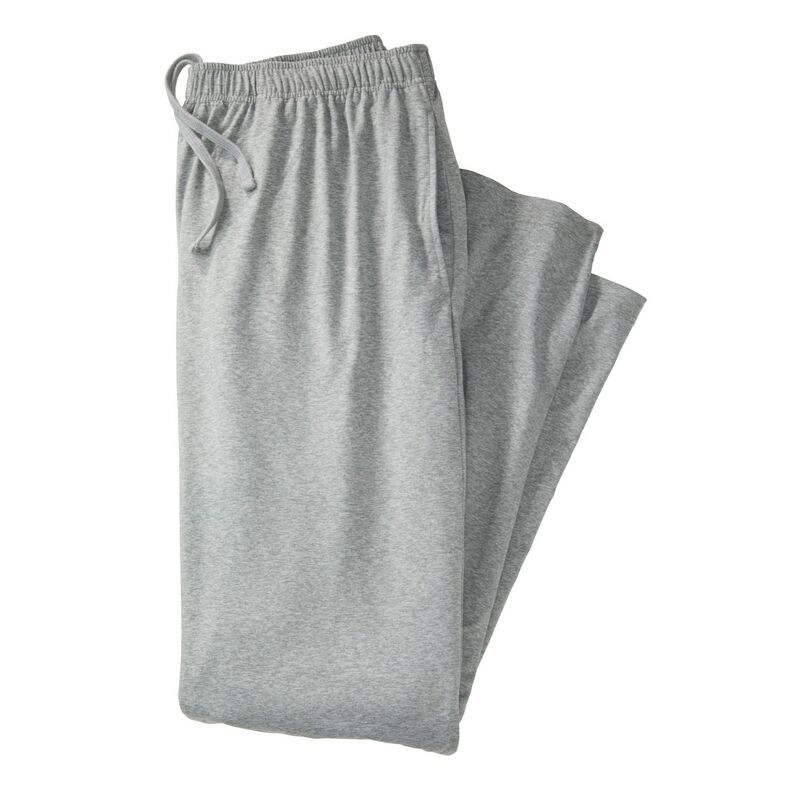 キングサイズ レディース ボトムス 心地よいズボン下 トール KingSize Men\u0027s Big \u0026 Talloungewear Open Bottom Pants Grey 薄墨色