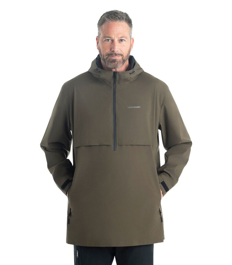 レジェンダリーホワイトテイルズ レディース アウター 上衣・上衣 Men\u0027s Legendary Whitetailstretchalf-Zip Wateresistant Hooded Pullover Jacket Swamp