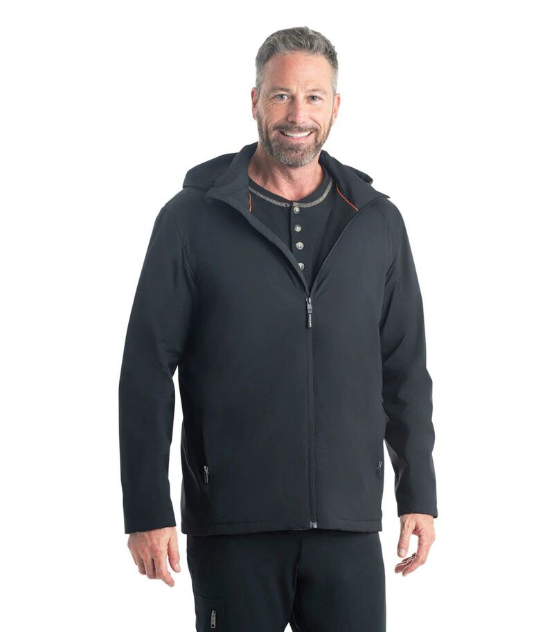 レジェンダリーホワイトテイルズ レディース アウター 上衣・上衣 Men\u0027s Legendary Whitetails Wateresistant Hooded Rain Jacket Black 黒いこと