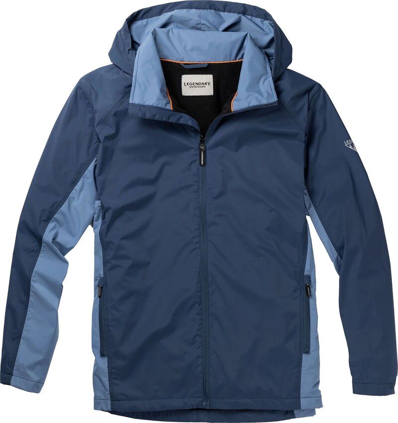 レジェンダリーホワイトテイルズ レディース アウター 上衣・上衣 Men\u0027s Legendary Whitetails Wateresistant Hooded Rain Jacket Crater Lake Horizon