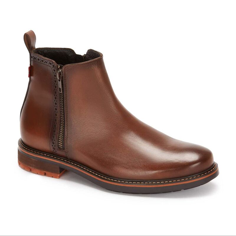 アンドレア レディース シューズ ブーツ・レインブーツ なめし革 Andrea Men\u0027s Leather Boots 63138-3279663 Dark Brown 赤銅色