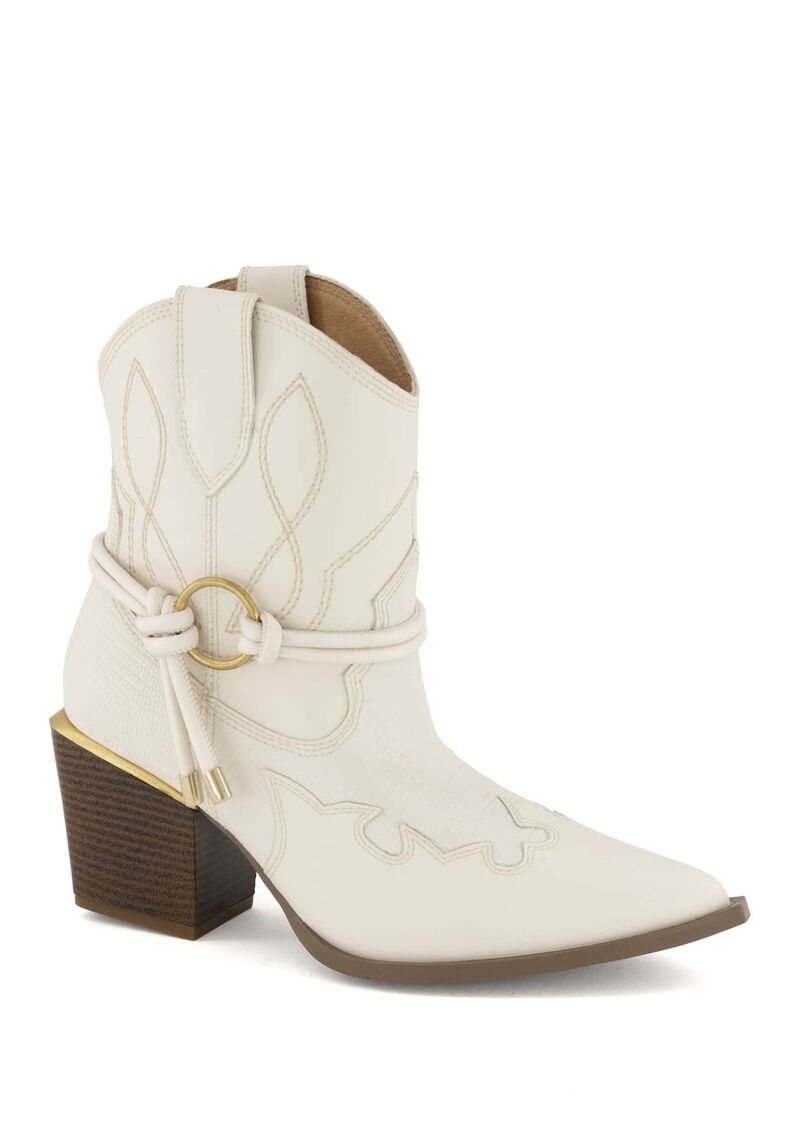 アンドレア レディース シューズ ブーツ・レインブーツ Andrea Women\u0027s Western Fashion Boots 95021-3892008 Ivory 象牙色