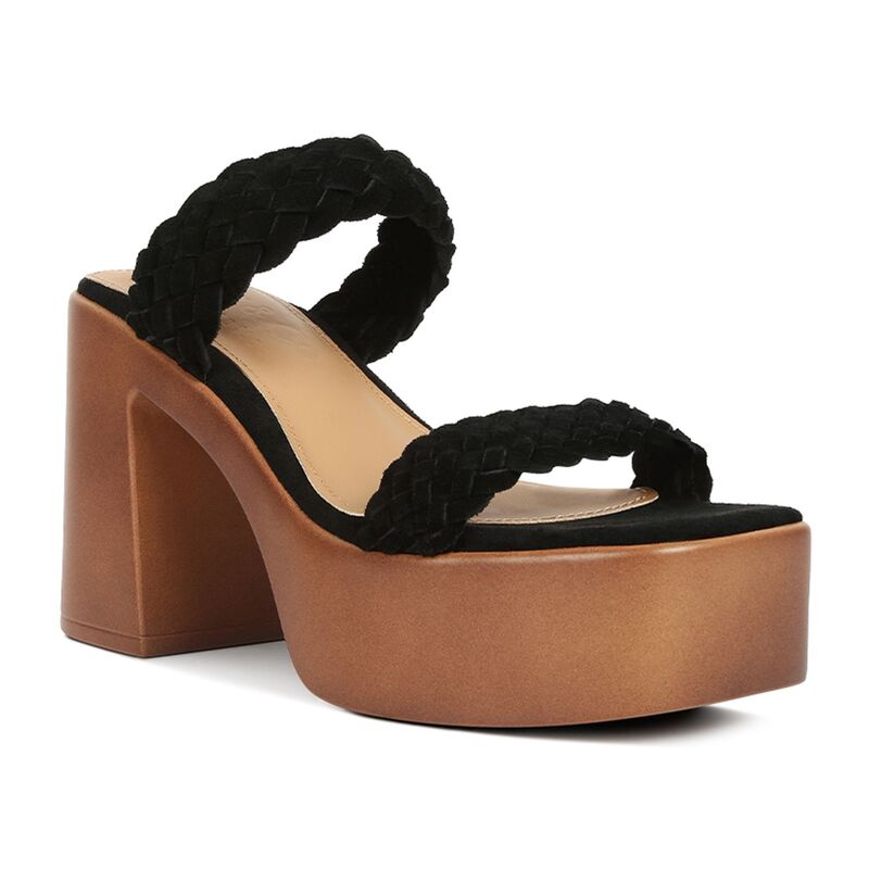 ラグアンドコー レディース シューズ パンプス サンダル Rag \u0026 Co Misaki Women\u0027s Braidedressandals Black 黒いこと