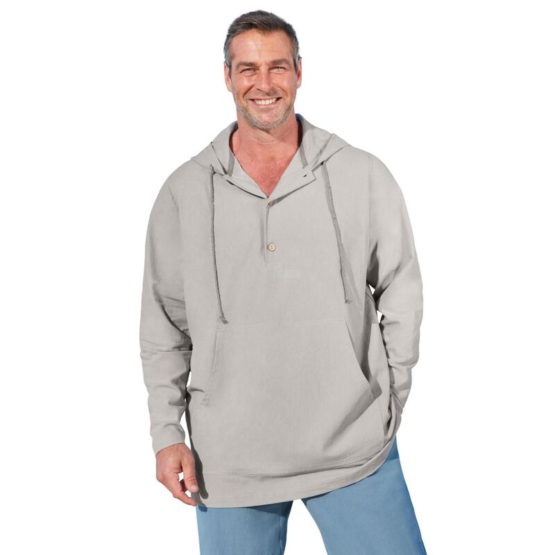 キングサイズ レディース トップス プルオーバー トール パーカー KingSize Men\u0027s Big \u0026 Tall Gauze Hoodie White 白いこと
