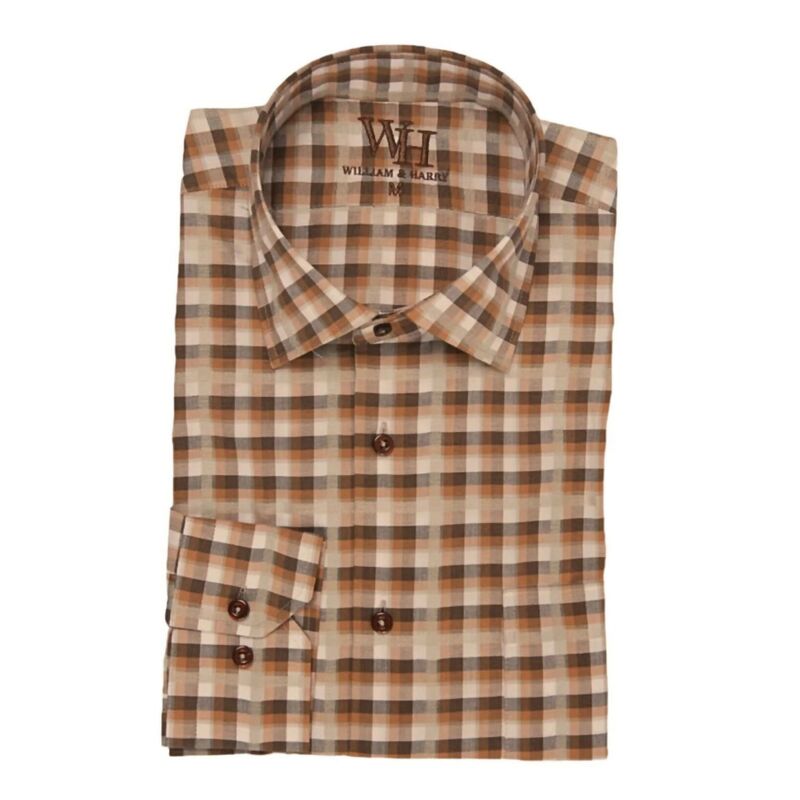 ウェアシエラ レディース トップス プルオーバー WEAR SIERRA Men Long Sleeve Button Up Sportshirts Red Gingham 赤いこと