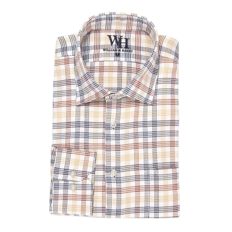 ウェアシエラ レディース トップス プルオーバー WEAR SIERRA Men Long Sleeve Button Up Sportshirts Red White Blue Plaid 白いこと