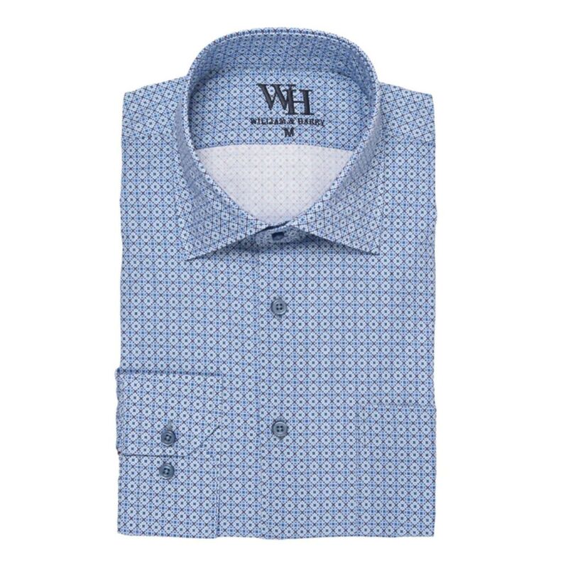ウェアシエラ レディース トップス プルオーバー WEAR SIERRA Men Long Sleeve Button Up Sportshirtsky Geometric