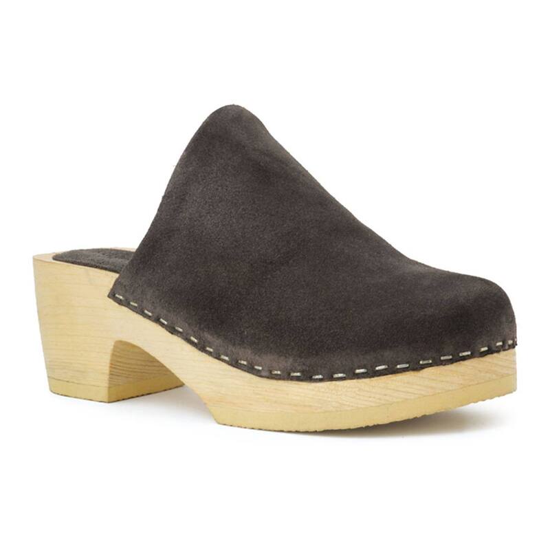 ラグアンドコー レディース シューズ サンダル なめし革 Rag \u0026 Co Darcie Women\u0027s Leather Clogs Grey 薄墨色