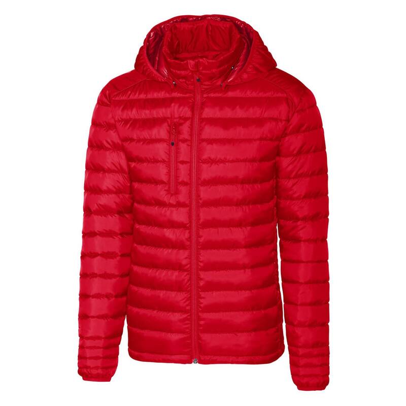 クリーク レディース アウター ジャケット・ブルゾン Clique Hudson Insulated Mens Full-Zipuffer Jacket Red レッド｜ReVida 店