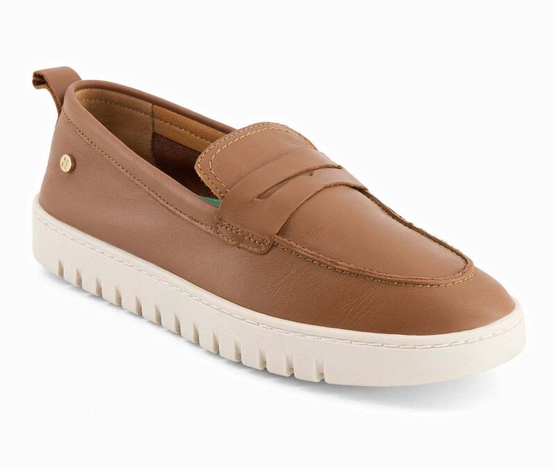 アンドレア レディース シューズ スリッポン・ローファー なめし革 Andrea Women\u0027s Leather Loafers llight weight 90554 Honey