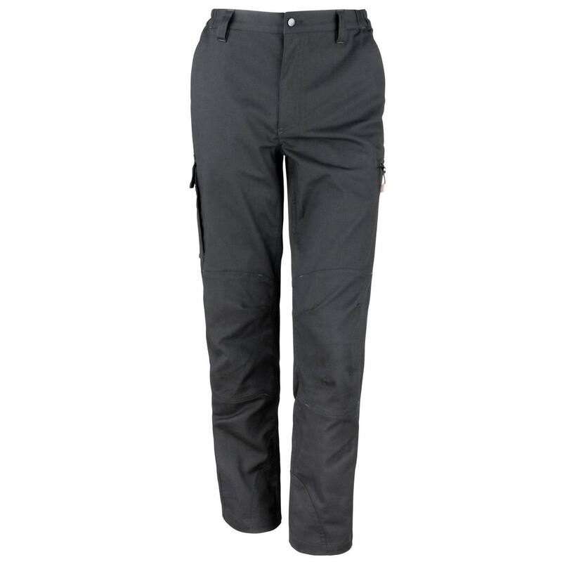 リザルト レディース ボトムス カジュアルパンツ WORK-GUARD by Result Unisex Adult Sabre Stretch Work Trousers Black ブラック｜ReVida 店