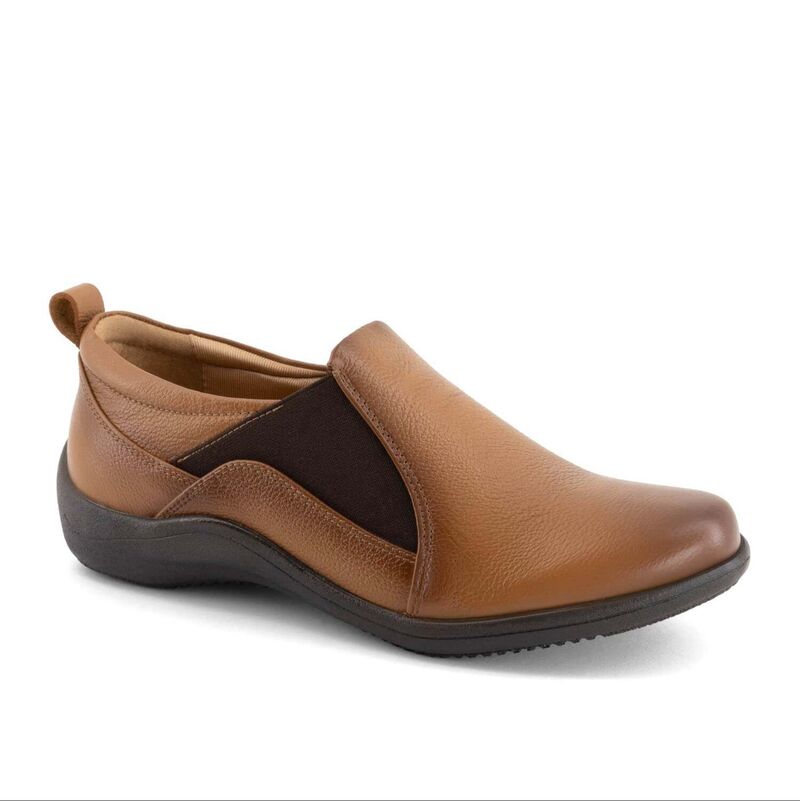 アンドレア レディース シューズ スリッポン・ローファー なめし革 Andrea Women\u0027s Exclusive comfort Leather Loafers 94761-3887981 Brown 赤銅色