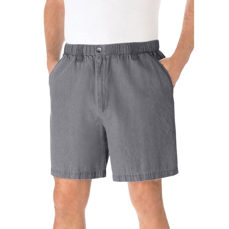 キングサイズ レディース ボトムス ハーフパンツ・ショーツ トール ショートパンツ KingSize Men's Big & Tall Knockarounds 6"" Pull-On Shortsteel｜ReVida 店