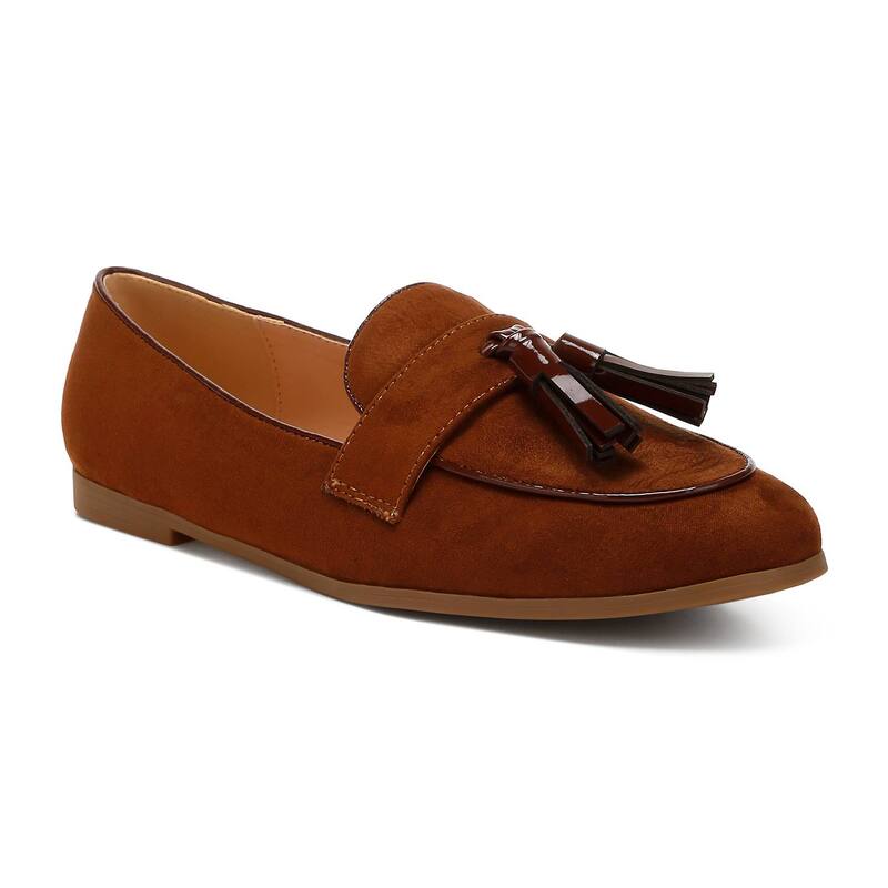ラグアンドコー レディース シューズ スリッポン・ローファー Rag \u0026 Co Folklore Women\u0027s Loafers Brown 赤銅色