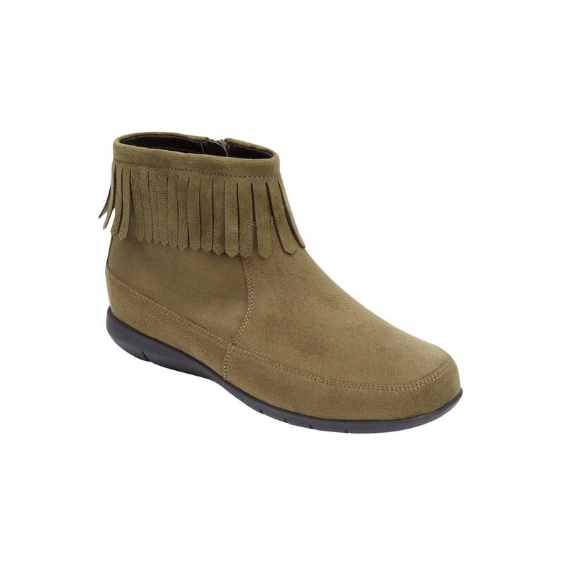 コンフォートビュー レディース シューズ ブーツ・レインブーツ Comfortviewomen's The Marion Shootie Dark Olive オリーブ|ReVida 店