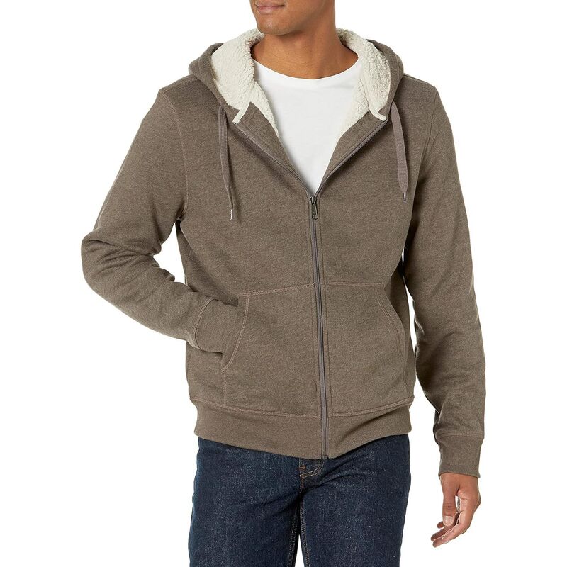 メガリテイラー レディース トップス プルオーバー フリース パーカー MegaRetailer Men ’ s Warm Sherpa Fleece Zip-Up Hoodie Multicolor マルチ色合い
