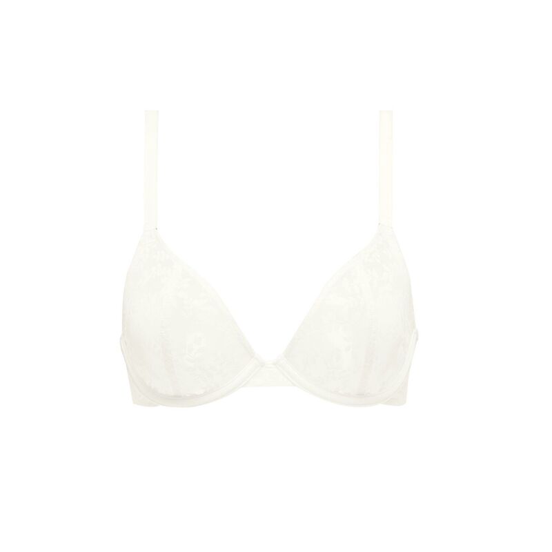 クープ レディース アンダーお召しもの ブラ スピード競技 CUUP ThePlunge Botanicalace Salt