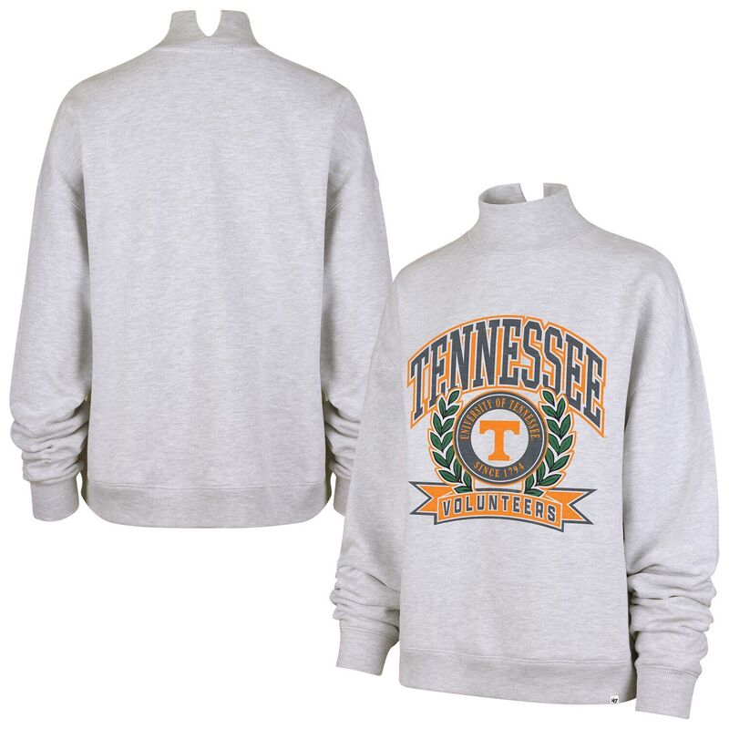 フォーティセブンブランド レディース トップス プルオーバー モックネック 汗水 47 Brand Women\u0027s \u002747 Gray Tennessee Volunteers Laurel Arch Mock Neck Sweatshirten Grey 薄墨色