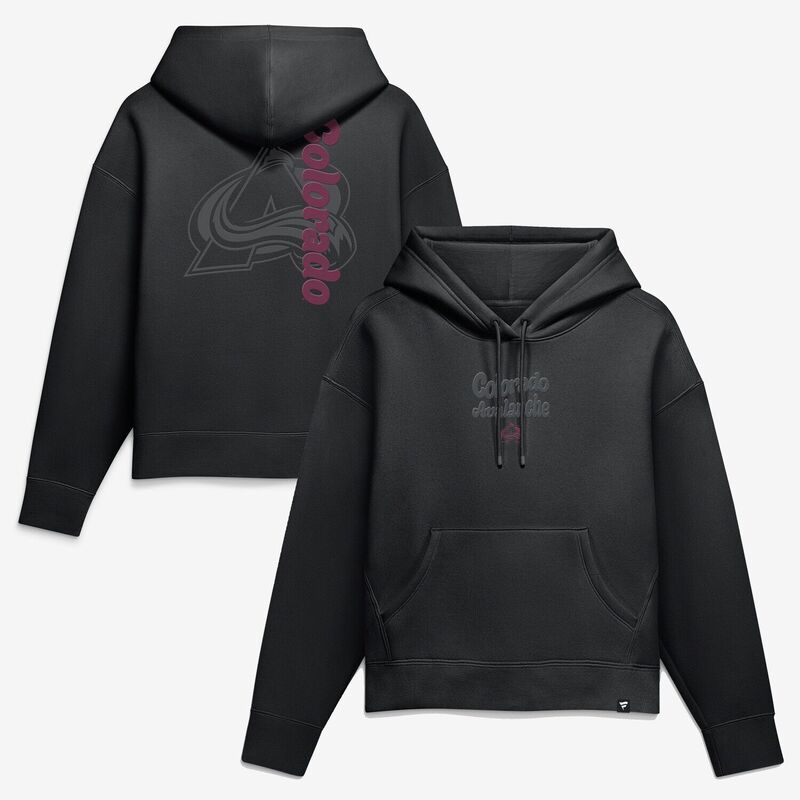 ファナティクス レディース トップス プルオーバー パーカー Women\u0027s Fanatics Colorado Avalanche Blackout Hoodie Ava Black 黒いこと