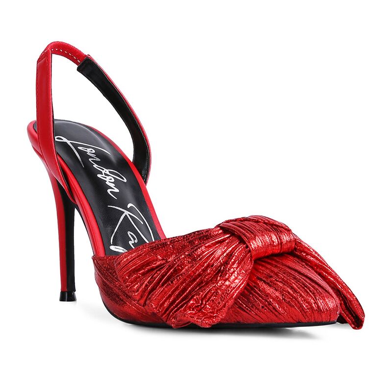 ロンドンラグ レディース シューズ パンプス London Rag Kiki Women\u0027slingback Pumps Red 赤いこと