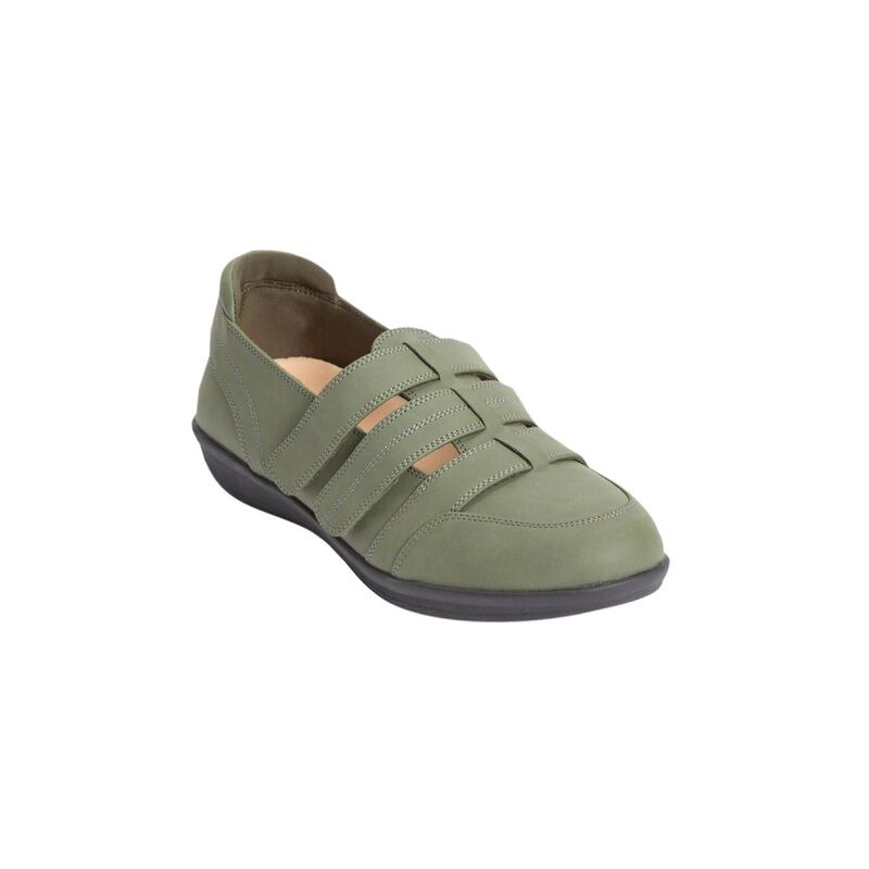 コンフォートビュー レディース シューズ サンダル Comfortviewomen\u0027s Thellis Orthotic Flat Dark Moss